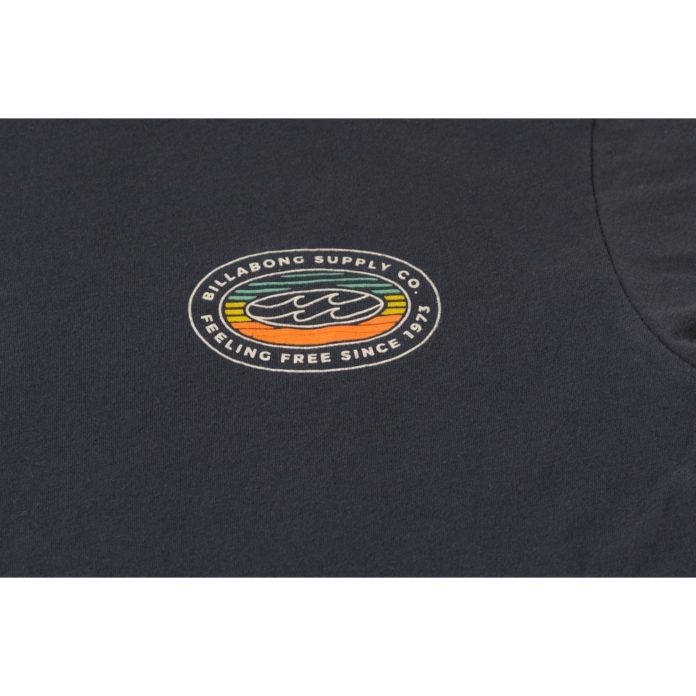 Billabong T Shirt Mens Medium Navy Blue Premium Tee Graphic Logo Surf - Picture 2 of 6